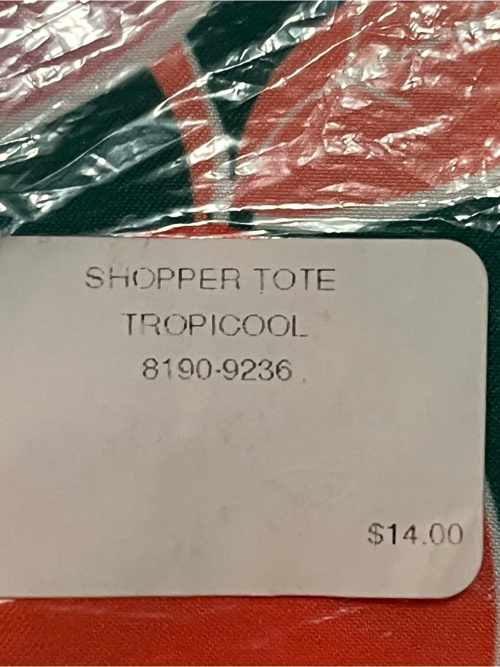 NWT RARE Harveys Tropicool Shopper Tote by Muffin Grayson - Picture 4 of 8